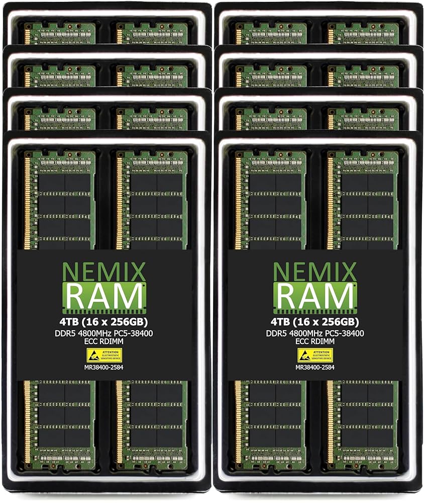 Amazon.co.jp: NEMIX RAM 4TB (16X256GB) DDR5 4800MHZ PC5